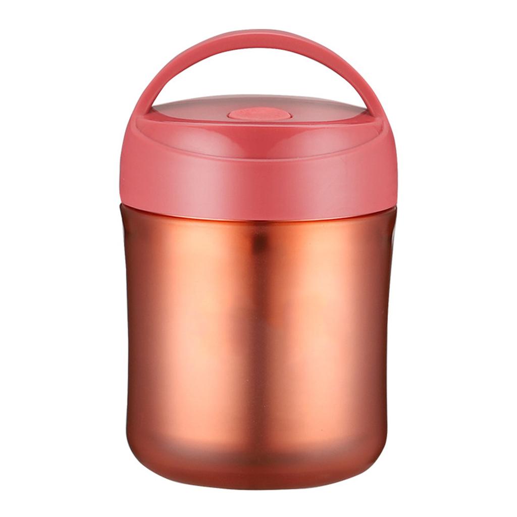 Thermos Containers Portable 500ML Stainless Steel Food Breakfast Lunchbox Leakproof Food Soup Thermal Cup Vacuum Flasks