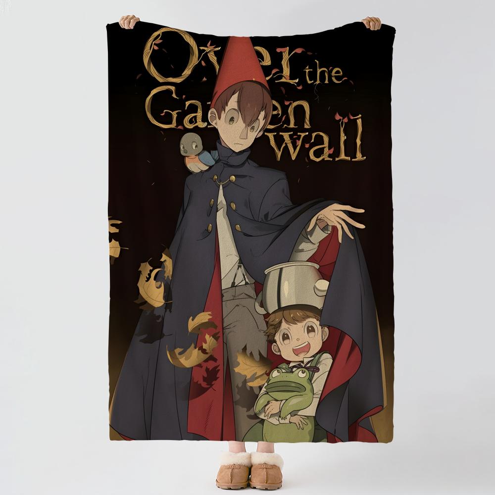 Animation O-Over The Garden Wall-l Throw Thick Comfort Flannel Quilt, Multi-scene Use Indoor Outdoor Daily Nap