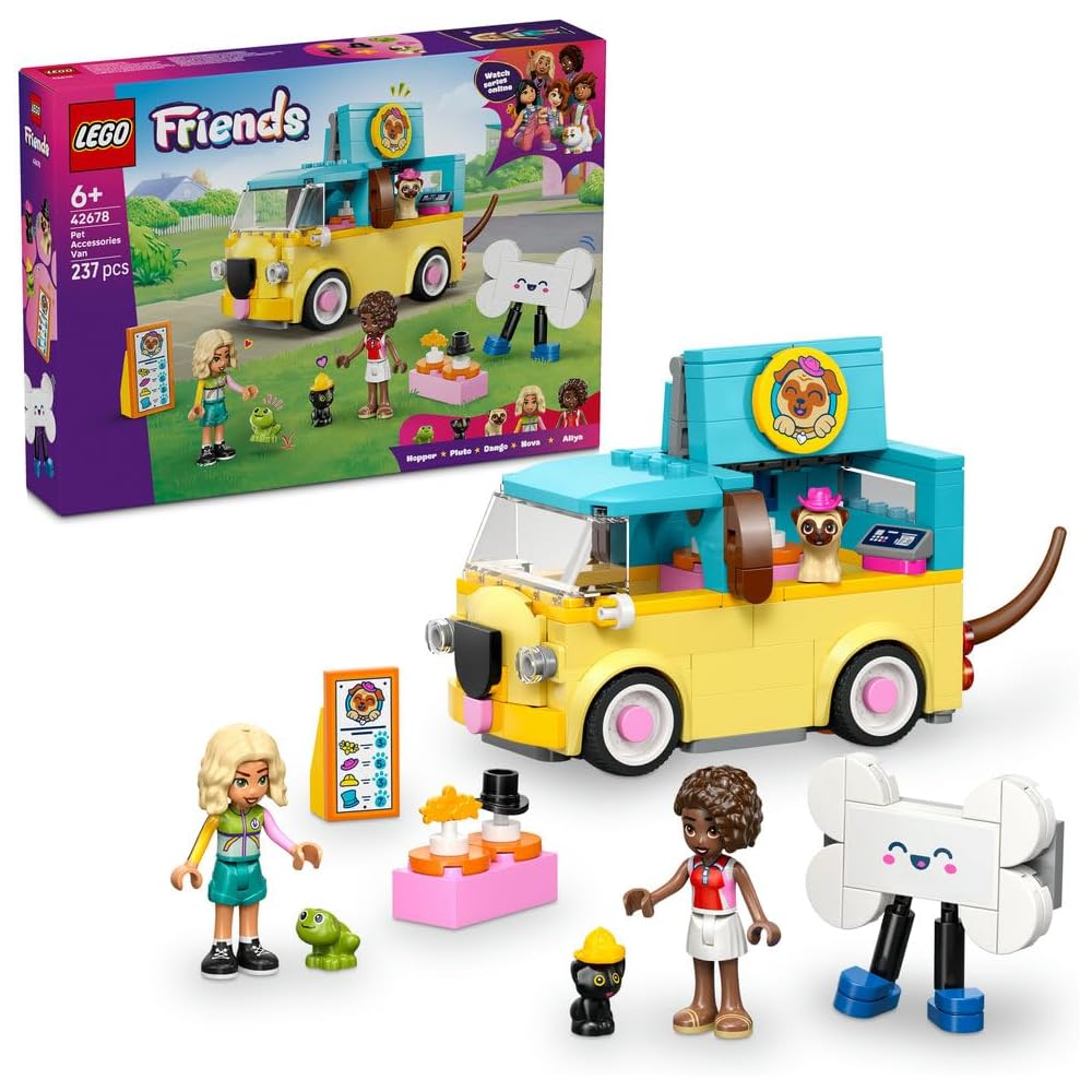 LEGO Friends Pet Transport Accessory Shop Building Set 6-9 Years Old Kids Toy