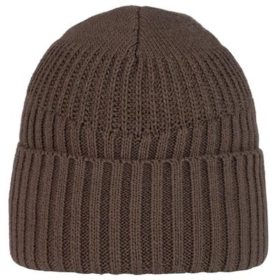 Knitted Fleece Hat Beanie, Unisex Brown Cap