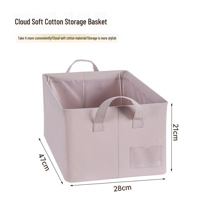 Foldable Ion Steel Frame Fabric Organizer: Large Capacity Storage Box for Clothes and Books.