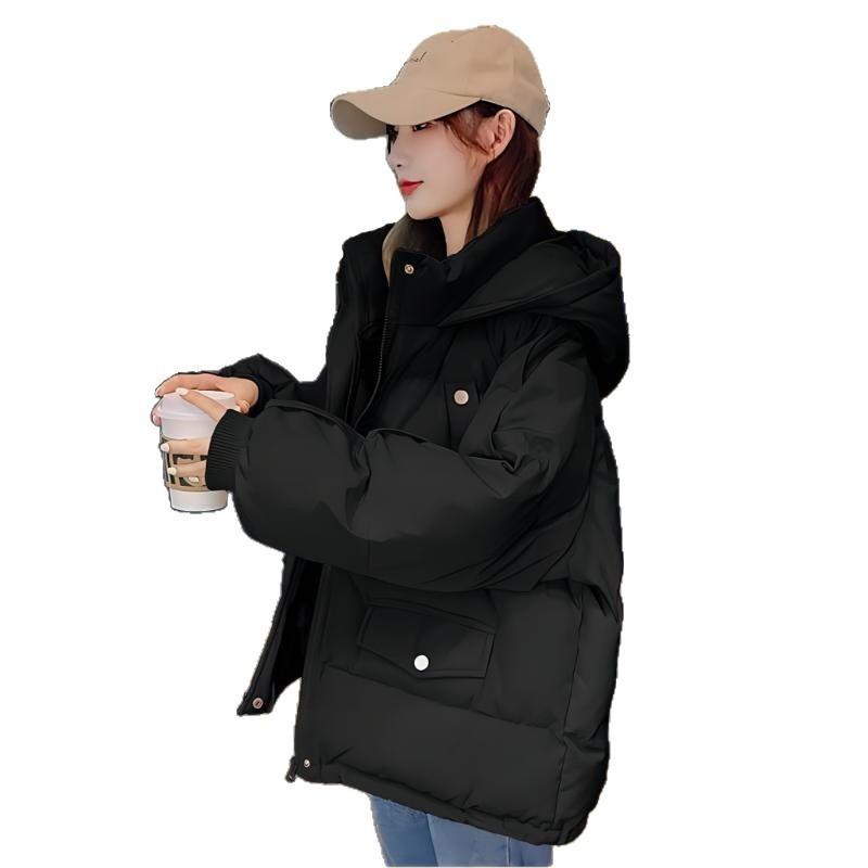 New Thickened Bread Clothes, Short Down Cotton-padded Clothes, Women's Loose Autumn and Winter Coats, Cotton-padded Jackets.