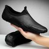 Newest Genuine Leather Breathable Cool Men Shoes High Quality Mens Loafers Fashion Slip On Flats Cowhide Footwear Luxury Sneakers