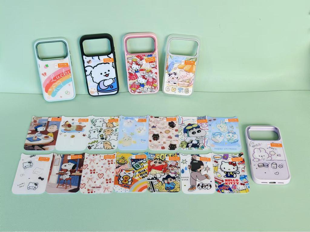 Drop-Proof Magnetic Phone Case for Apple Fun Zoo 16/17 - Adorable Acrylic Full Coverage