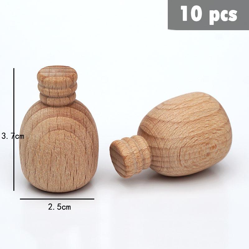 Kids Wooden Constructor Unfinished Rainbow Blocks Loose Parts Montessori Sensory Toys Droplets Cones Mushrooms Creative Blocks