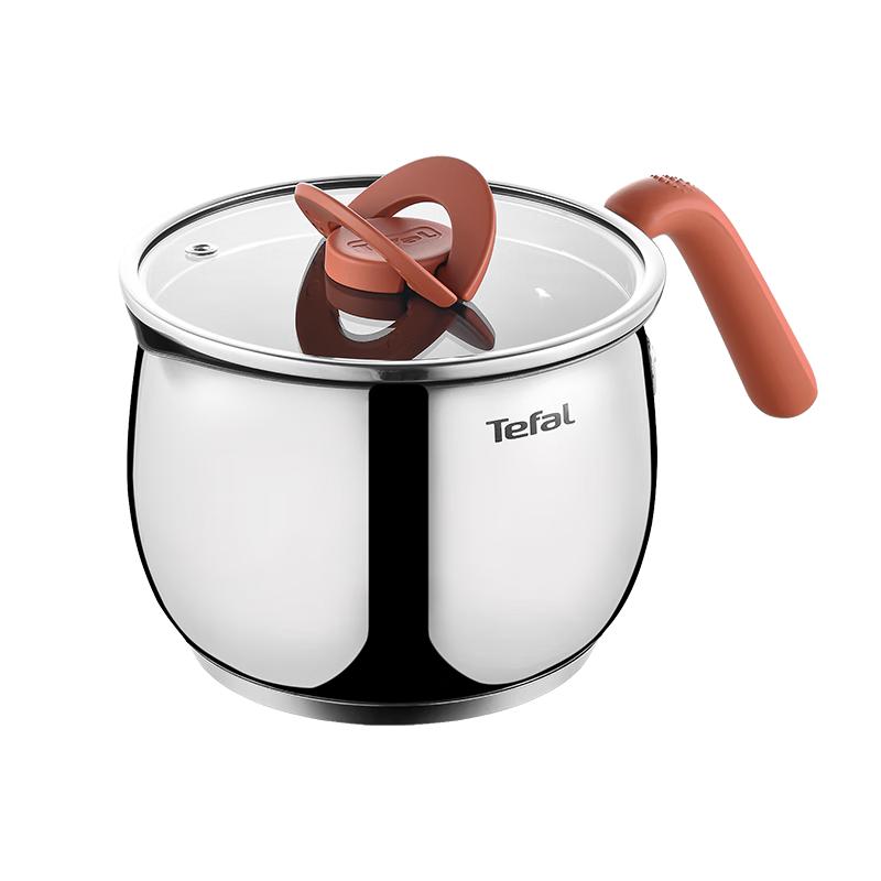 Tefal 16 см Титановая антипригарная кастрюля для молока и соуса