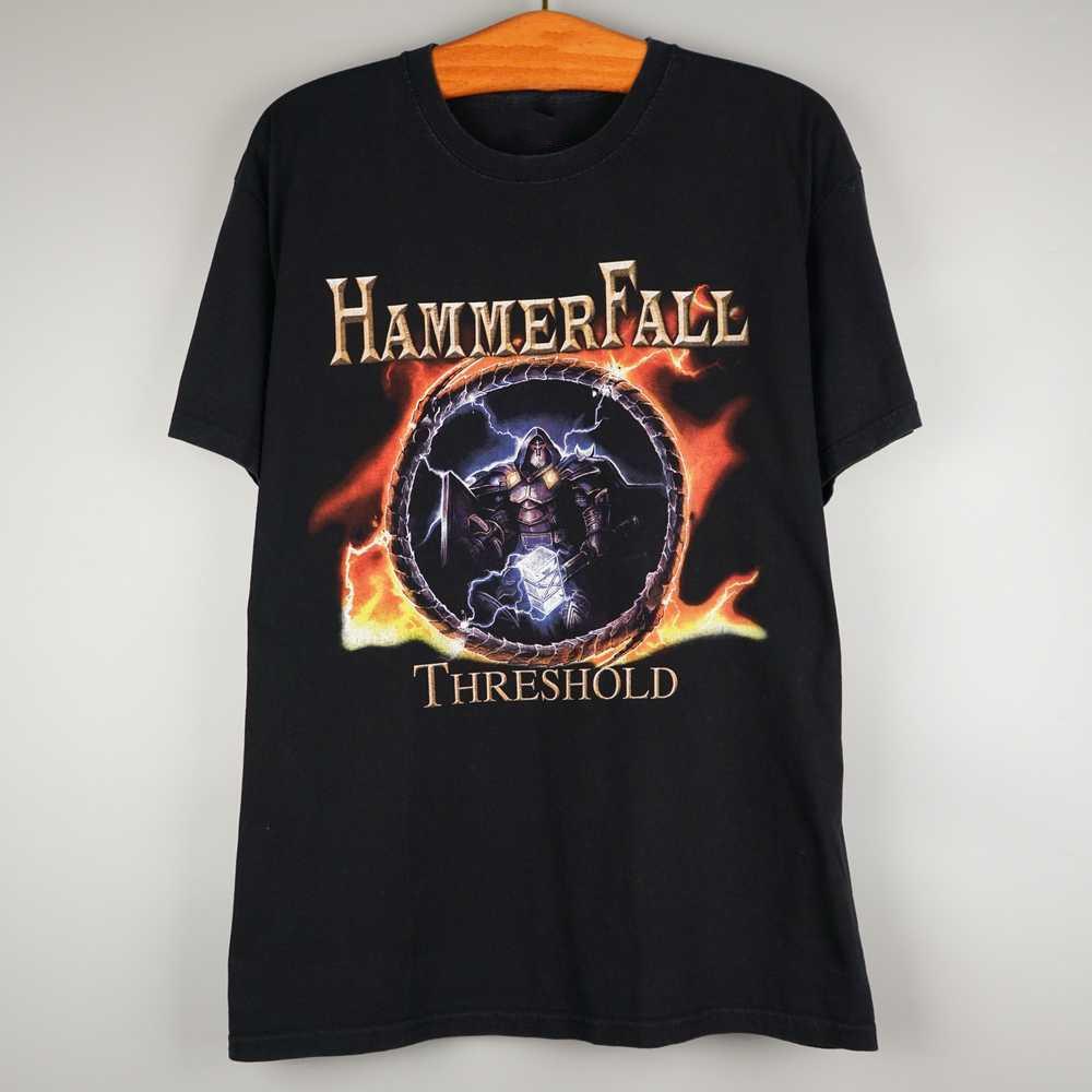 Rare! 2006 Hammerfall band T-shirt Classic unisex S to 5XL SN243 FREE SHIPPING