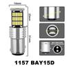 2 PCS P21/5W 1156 BA15S 1157 BAY15D 1157 LED Bulb Canbus 12V 4014 SMD 7000K White Car Tail Reverse Stop Brake Turn Signal Lights