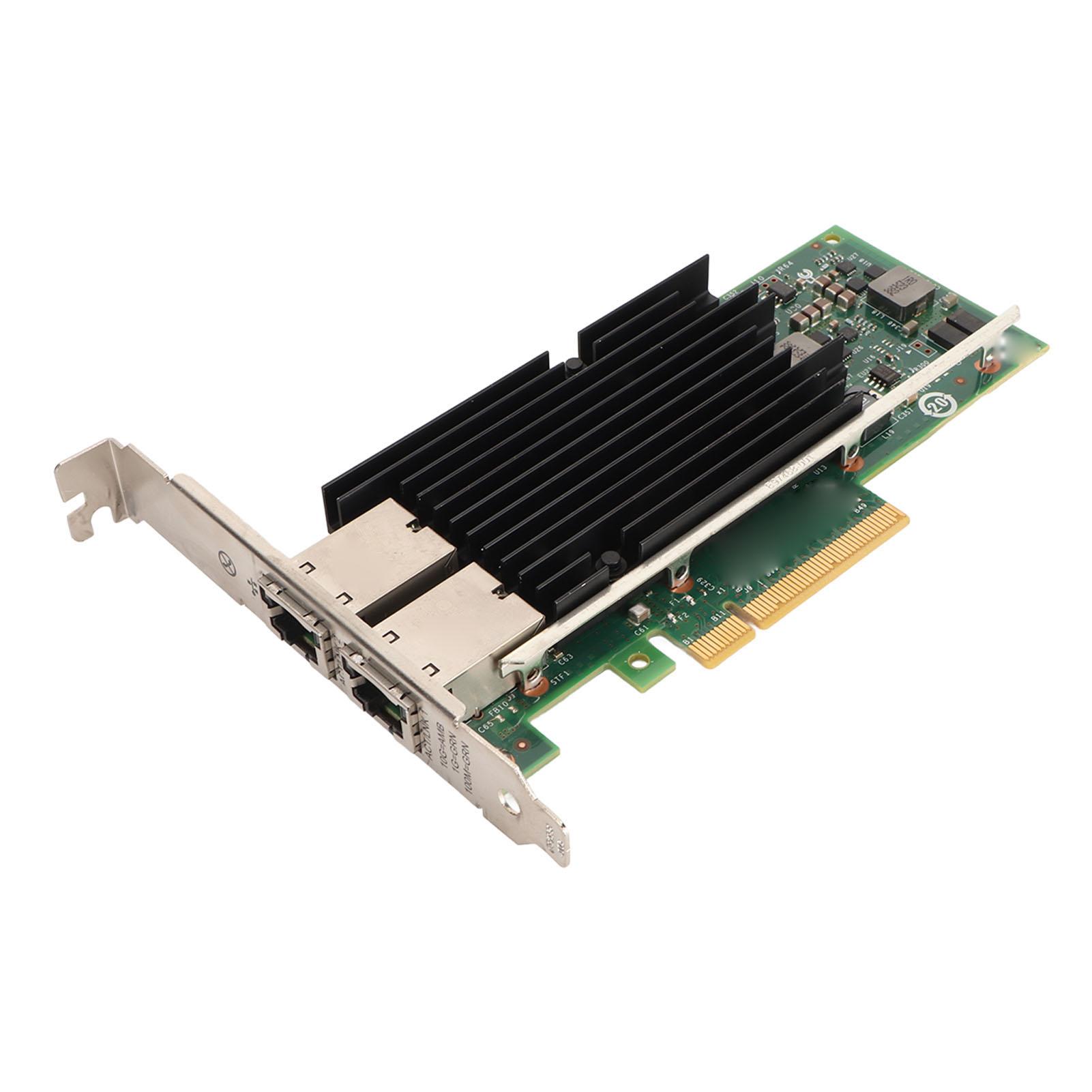

PCIe Network Card Dual Port RJ45 10GB NIC PCIe X8 716589 002 PCIe Network Adapter Gigabit Ethernet