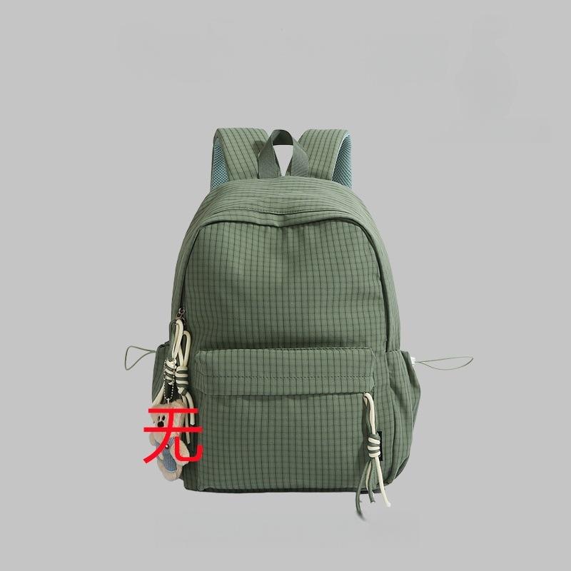 Schoolbag School Bag Junior High School Girl High School Student Niche Plaid Backpack Women 1011 New College Student Computer Bag Backpack