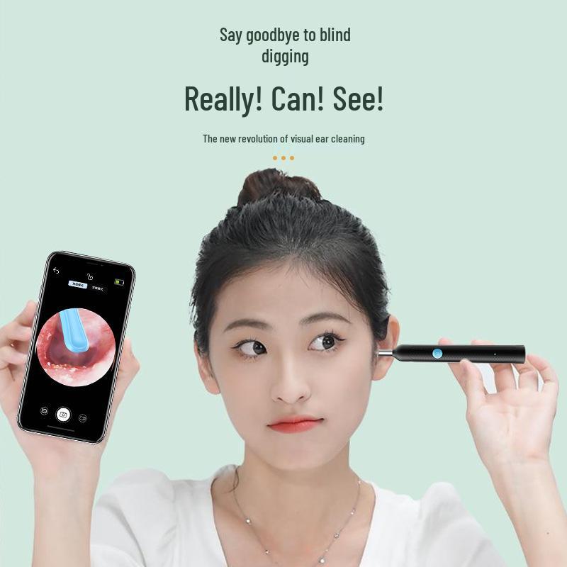 Bluetooth Luminous Ear Cleaning Endoscope for Kids - Smart Visual Ear Tool