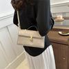 Stylish Vintage Shoulder Crossbody Bag In Black Cream Brown Stylish Pu Material