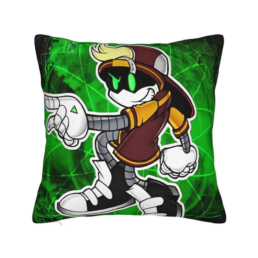 Murder Drones Games Square Pillow Case Cushion Cover Awesome Polyester Decor Pillowcase for Sofa 18