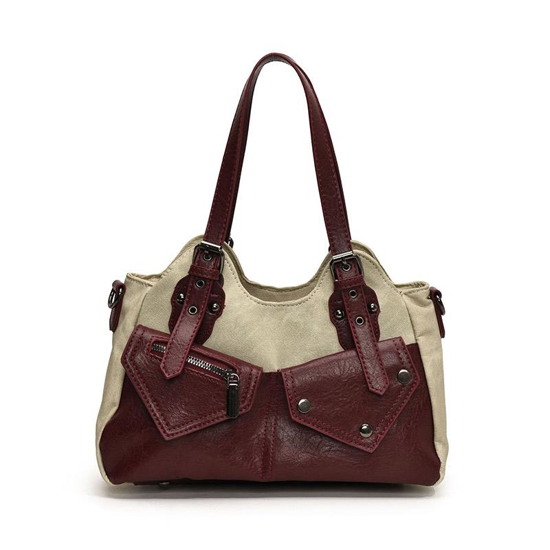 Retro Trendy Shoulder Bags European American High-quality Handbag Fashionable Versatile Tote Bags Simple Personalized Women Bags