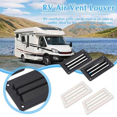 1pár RV Obytný automobil Větrací žaluzie Profesionální Koupelna Kancelář Ventilační Mřížka Mřížka Pro Loď Jachtu Domácí Přístup M7C9