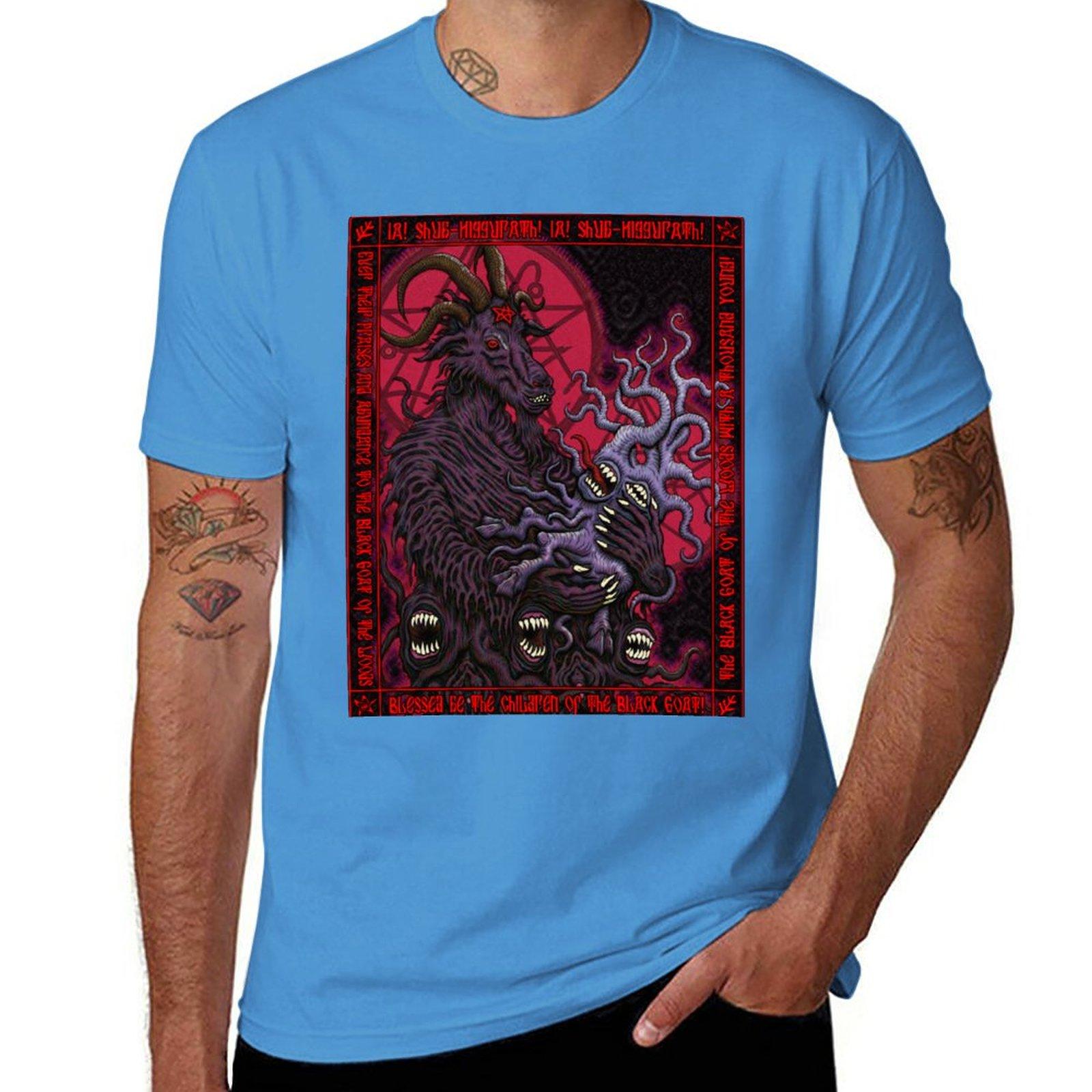 Black Goat Icon  Azhmodai 2018 TShirt summer clothes customizeds mens t shirt S