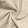 Men's Beige Textured Linen Blend Beach Pants, Casual Drawstring Elastic Waist Loose Fit Trousers
