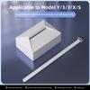 Car Tissue Box For Tesla Model Y 3 X S Seat Back Hanging Silicone Tissue Holder Box With Fix Strap Auto Interior Accessories kdf3