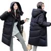 Down and Padded Jacket Women's 2025 New Korean Cotton Jacket Mid-length Padded Jacket Plus Size Loose Thickened Autumn and Winter Jacket