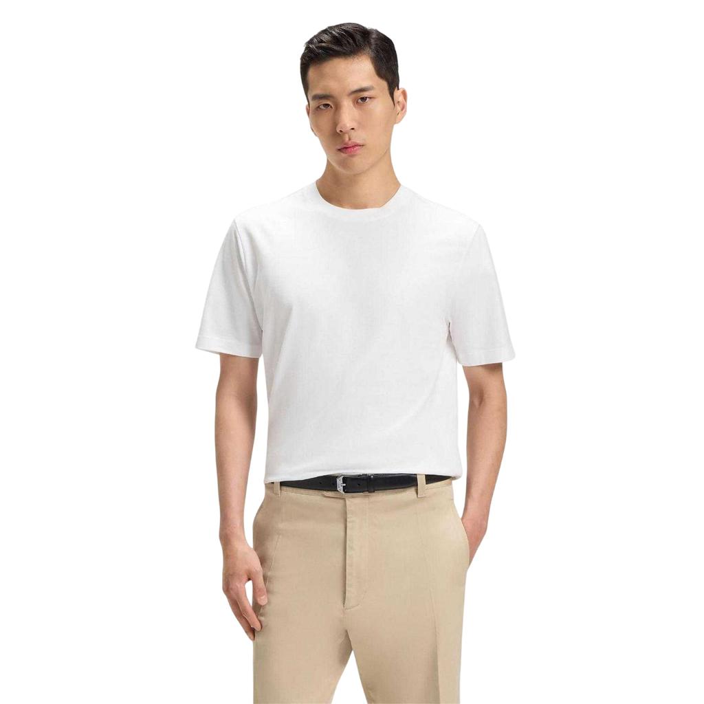 BOSS Mens Thompson 02 Cotton Jersey Regular T-Shirt