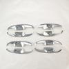 Car ABS Chrome Accessories Plated Door Handle Bowl Cover Trim Paste Style For Toyota Yaris Vitz Hatchback 2006 2008 2012 2013