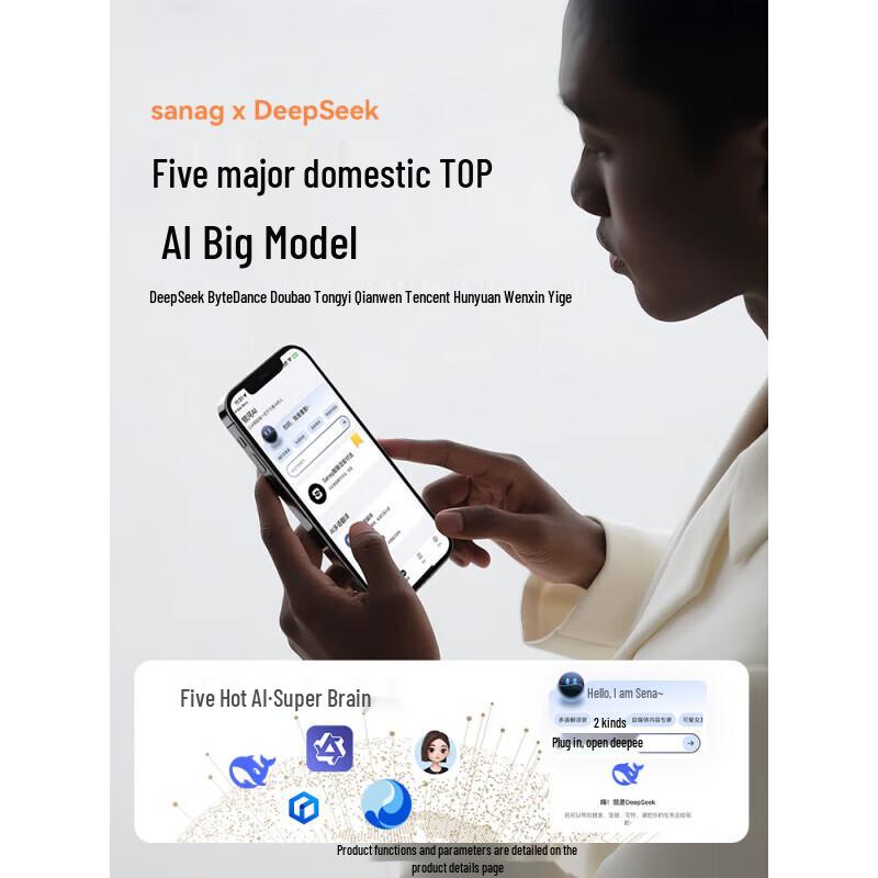 Saina S7S AI Open-Ear Clip Bluetooth Headphones