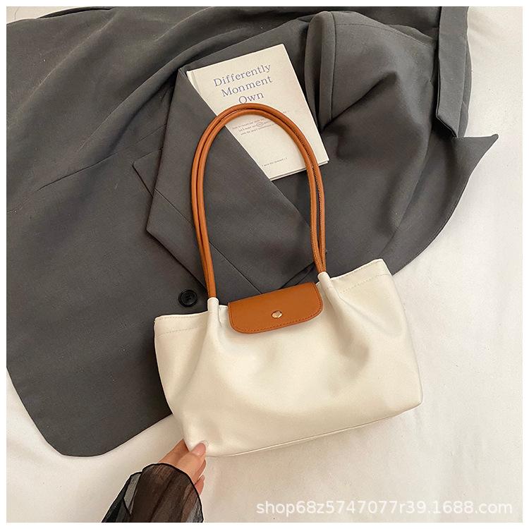 Niche Design Simple Commuter Tote Bag Women's 2025 Summer New Large-capacity Korean Version Ins Casual Shoulder Bag