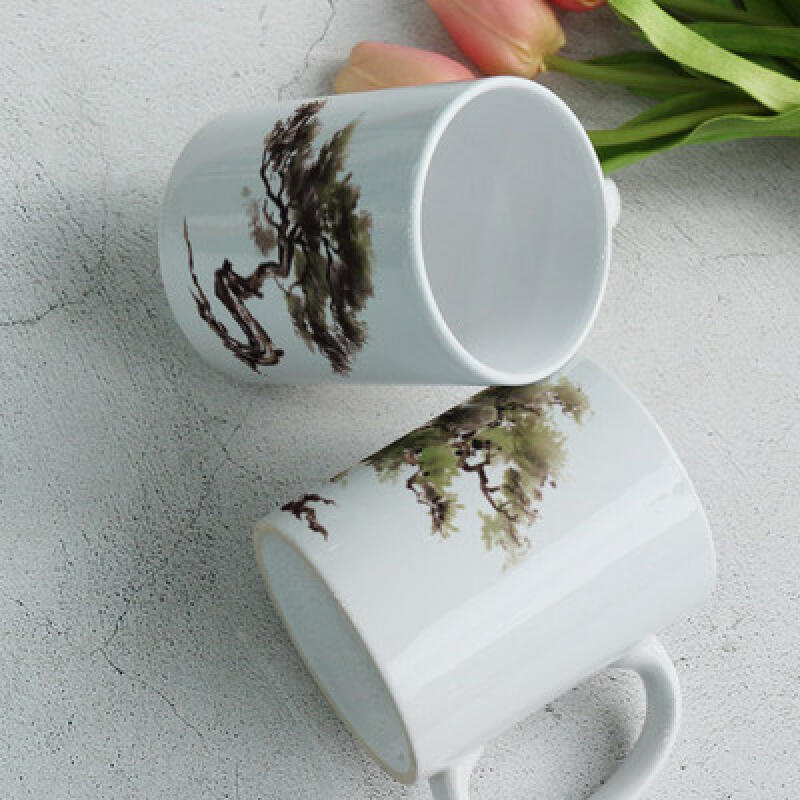if937-Design Mug 2p-Pine Tree 2