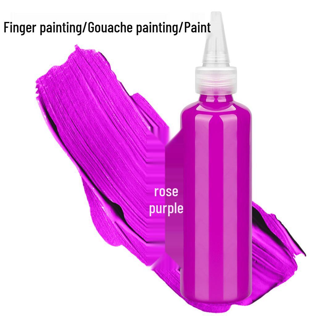 Set de Pintura de Dedos Lavable para Niños 100ml – Arte DIY Gouache Acrílico Acuarelas