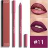 DUNUF 24-Color Waterproof Long-lasting Foam Lip Liner Set