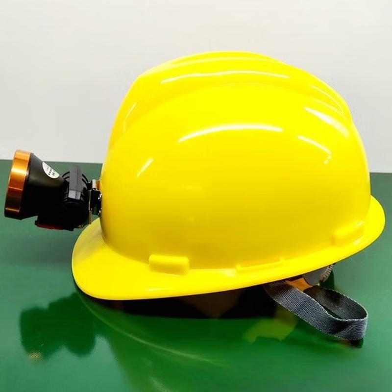 MengPao ABS Safety Helmet with Rechargeable LED Headlamp