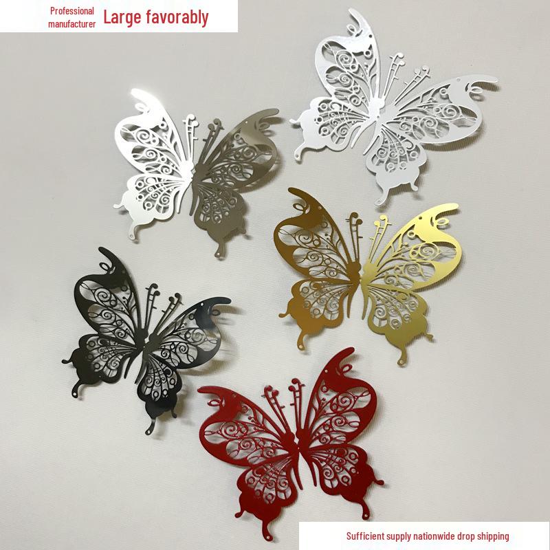 3D Realistic Decorative Butterflies - European Style Carved Scenes