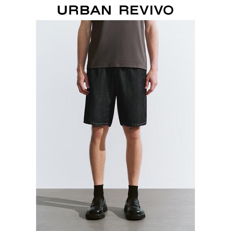 

Мужские плиссированные свободные джинсовые шорты UR 31