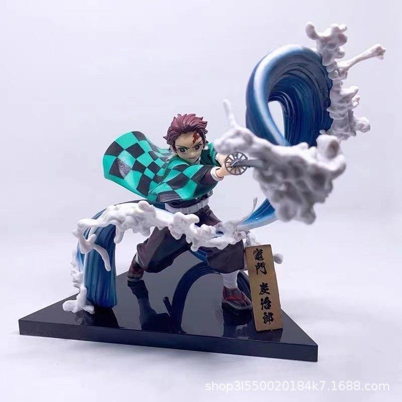 23CM Anime Figure Action Kamado Tanjirou Figuarts Figure Demon Slayer Tanjiro Kamado Doll Toy
