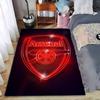 Arsenal Logo Designed Floor Mat, Suitable As a Non-slip Mat for the Living Room or Bedroom Sofa