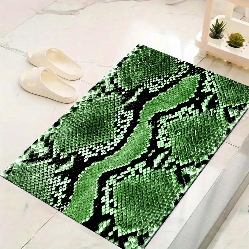 Leopard Snake Carpet Rug for Living Room Bedroom Home Sofa Decoration,Kids Play Non-slip Floor Mat