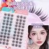 10 Rows Natural Manga Volume False Eyelashes Clusters Fluffy Comic Self Adhesive Eyelashes Elevate Your Look For Every Occasion
