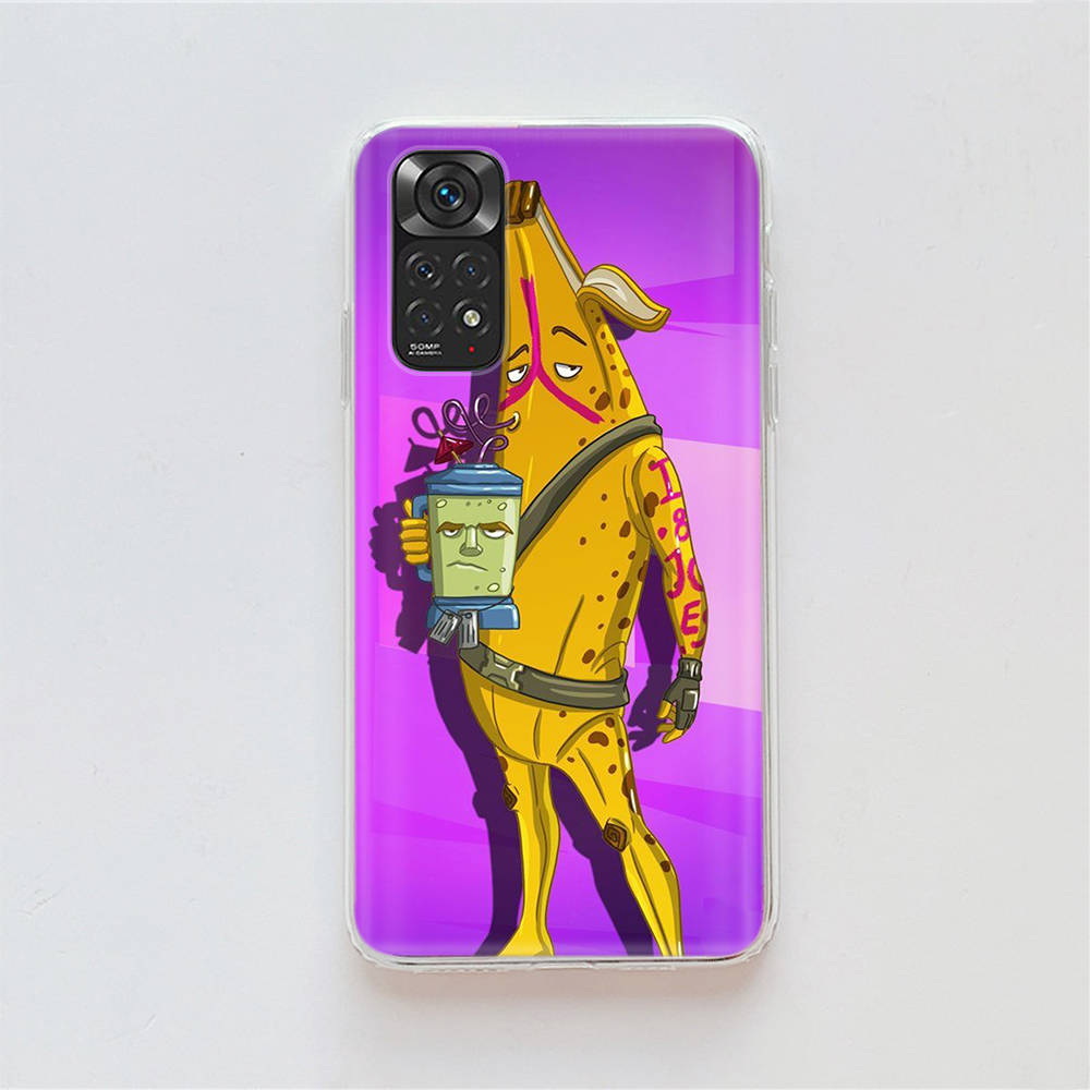RT91 Fortnite Play Case for Samsung A04 A14 A23 A34 A54 M23 M33 M52 M53 Realme 10 9 C30S C35 C55 VIVO Y02S Y21 Y33S Y51 X80 Pro Clear Cover