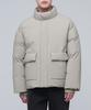 Out Pocket Down Short Padded Jacket [Dusty Beige]