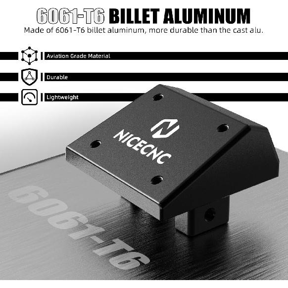 NICECNC Aluminum GPS Support Bracket GPS Holder Stand GPS Mount Compatible with 390 Adventure 2020-2024, 790/890 Adventure R/S/Rally 2019-2022,
