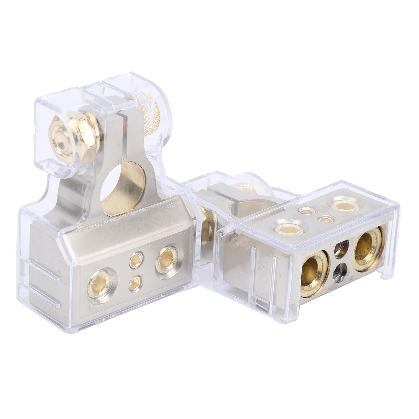

Pair Battery Terminal Connector Negative and Positive 04810 AWG for Car Boat Truck Motorcycle