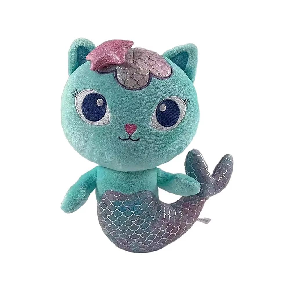 Gabby Dollhouse doll Toys Mercat Cartoon Stuffed Animals Mermaid Car Cat Stuffed Doll Kids Birthday Christams Cartoon Doll Gift