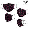 DC Super Hero Girls-Reusable Fabric Hygienic Mask DC Super Hero Girls Children's Black