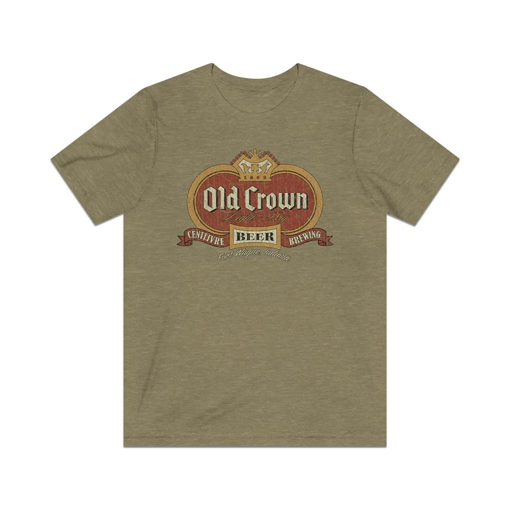 Old Crown Beer 1933 Vintage Men s T shirt 4XL