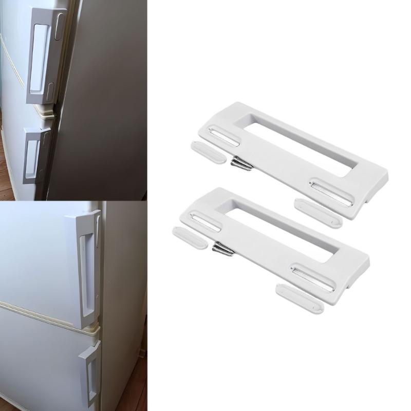 Fridge Handles Refrigerator Door Knobs Easy to Use Refrigerator Handles Plastic Texture Suitable for Refrigerators