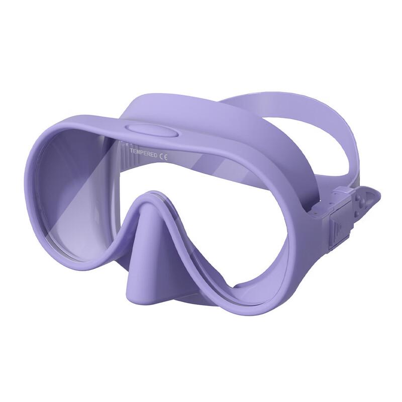 OLOEY Tempered Glass Diving Mask with Nose Guard