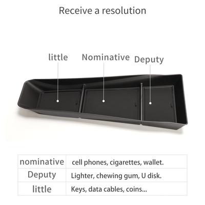 For BYD SEAGULL/BYD Dolphin Mini Center Console Storage Box Central Lower Layer Organizer Tray Car Interior Accessories