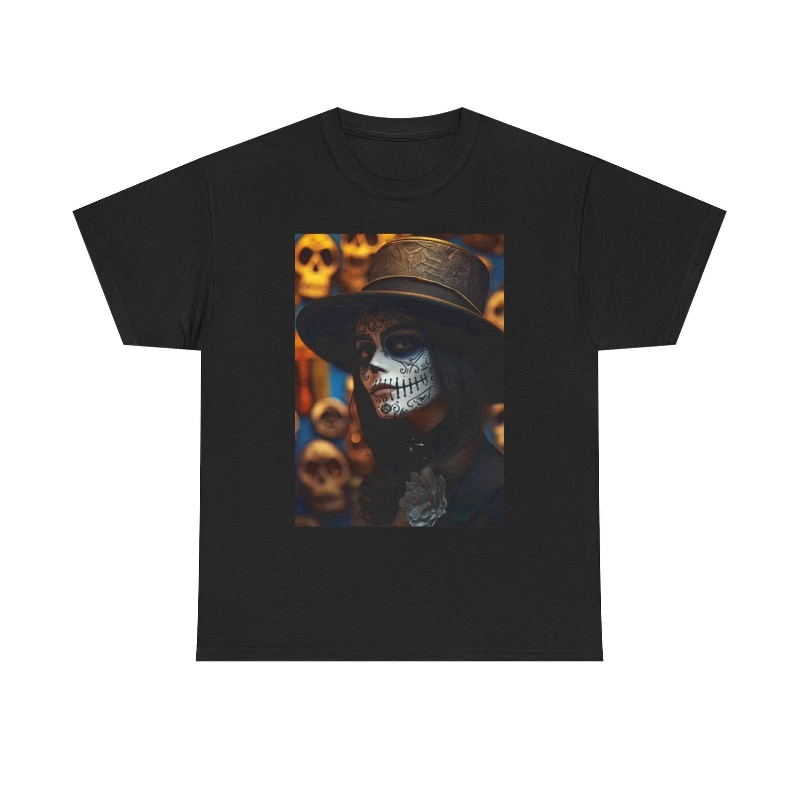 Men s and Women s T-shirts Day Of The Dead Graphic XXXL
