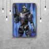 Garrus Close Up Mass Effect Vintage Metal Tin Signs Posters Decor Retro Metal Plaque Wall Art Decor for Garage Bar