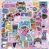 60Pcs Funny Game Gamepad Controller Console Pink Stickers Waterproof Pad Skateboard Laptop Computer Car Sticker Kids Toys